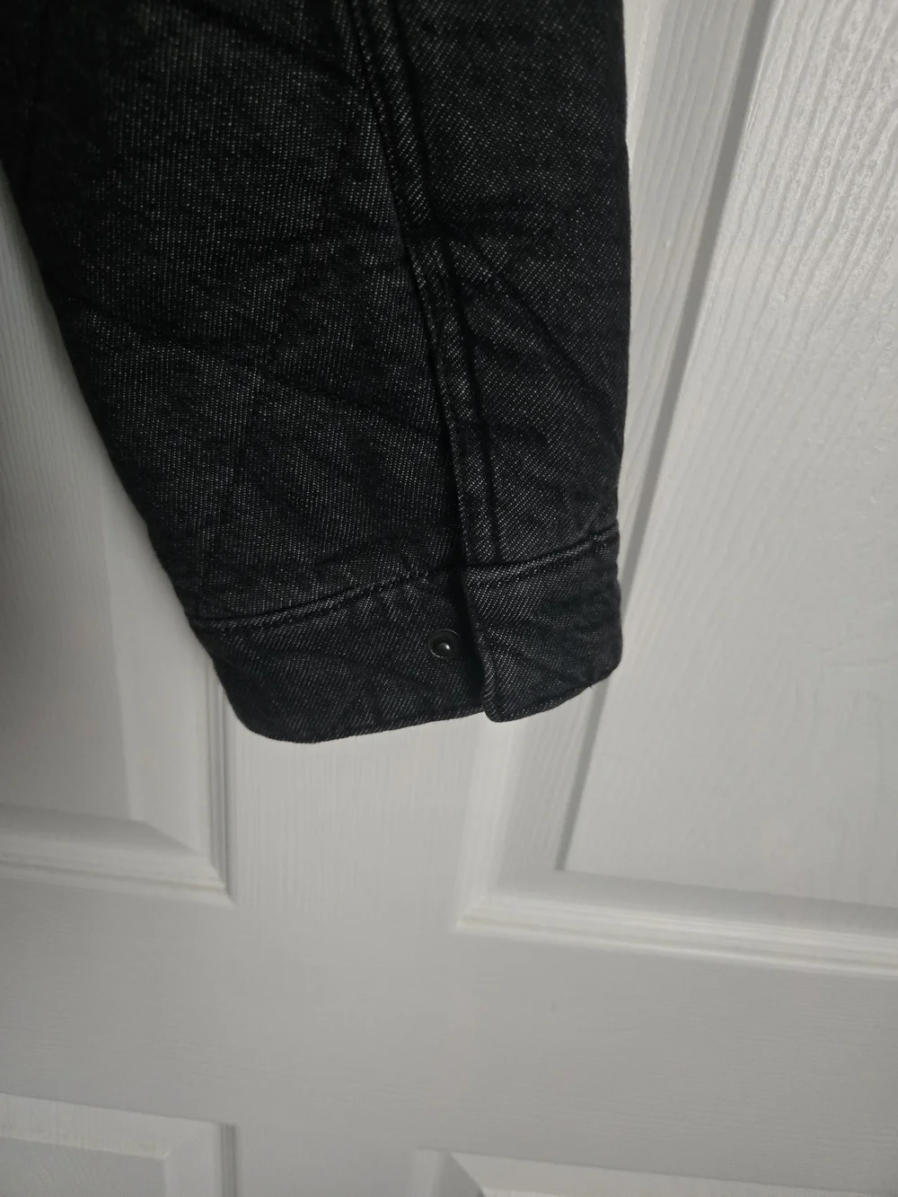 Levi's Men's Quilted Zip-Front Jacket in Charcoal Black - Picture 7 of 14